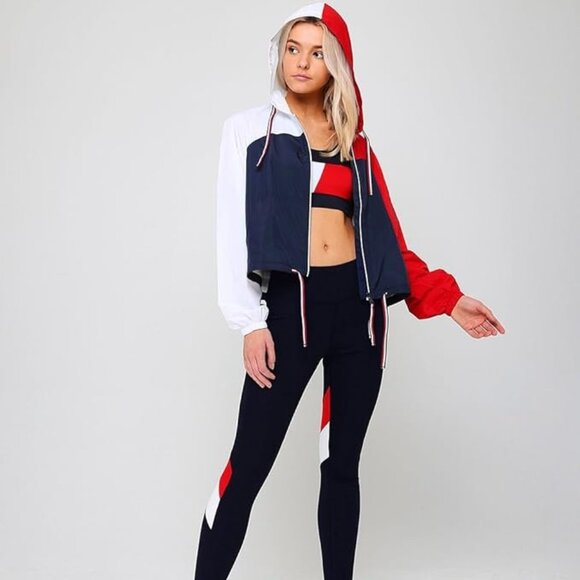 Tommy Hilfiger Women's Rain Jacket Windbreaker Small - Picture 1 of 5